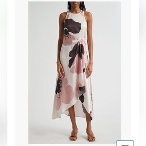 67. Reiss $285 Michalie Floral Satin Dress